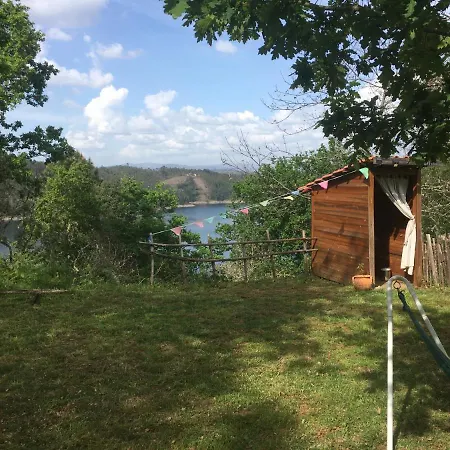 Luksustelt Star Gazing Luxury Yurt Above Beautiful River, Off Grid Vale do Barco