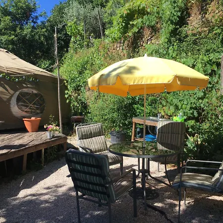 Glamping Star Gazing Luxury Yurt Above Beautiful River, Off Grid Vale do Barco